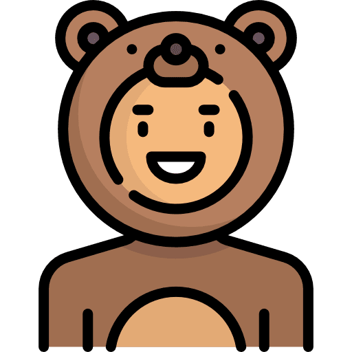 Boy costume social user icon