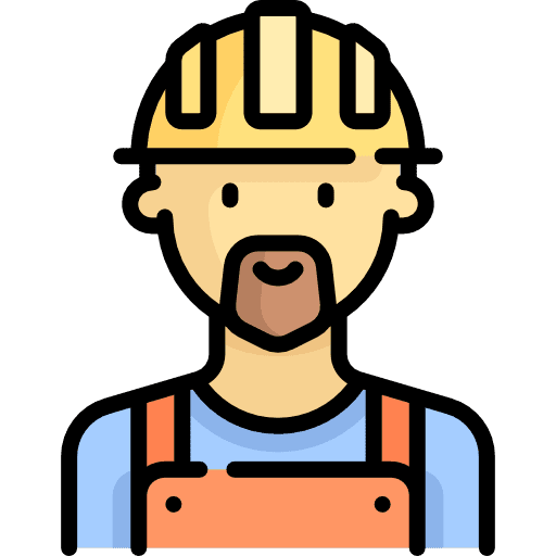 Builder man builder worker icon
