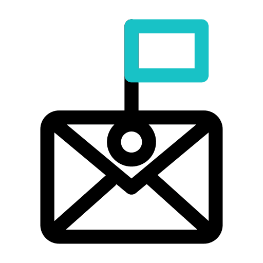 Mail interface communications mails icon