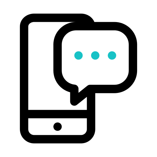 Message smartphones mobile message icon