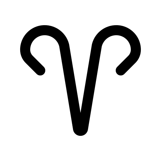 Aries aries horoscope astrology icon