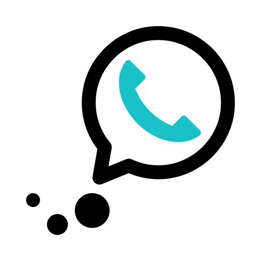 Call speech bubble phone call communication icon