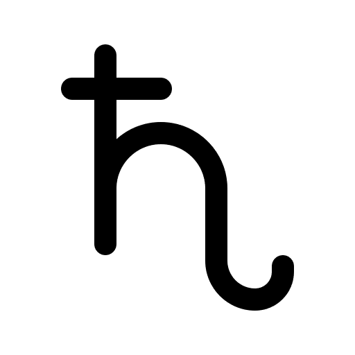 Saturn zodiac constellation shapes and symbols icon Saturn zodiac constellation shapes and symbols icon