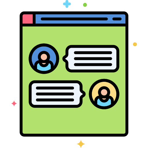 Customer review ratings feedback seo and web icon