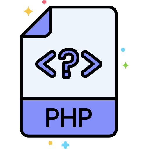 Php code document computer code icon