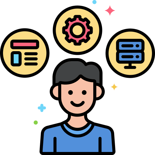 Programmer uniform professions and jobs full icon