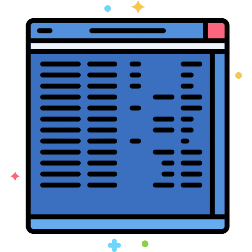 Command line command programming terminal icon