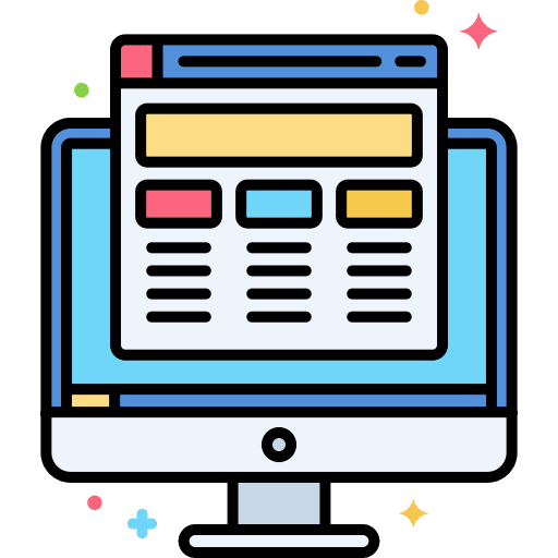 Front end seo and web programing title icon