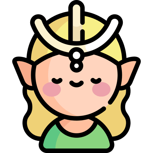 Elf legend fantasy folklore icon Elf legend fantasy folklore icon