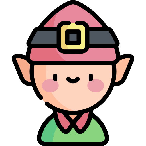 Elf party merry christmas avatar icon