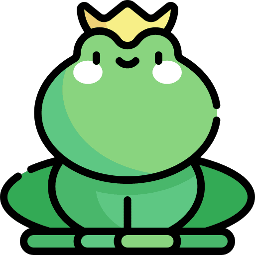 Frog prince fantasy character miscellaneous icon Frog prince fantasy character miscellaneous icon