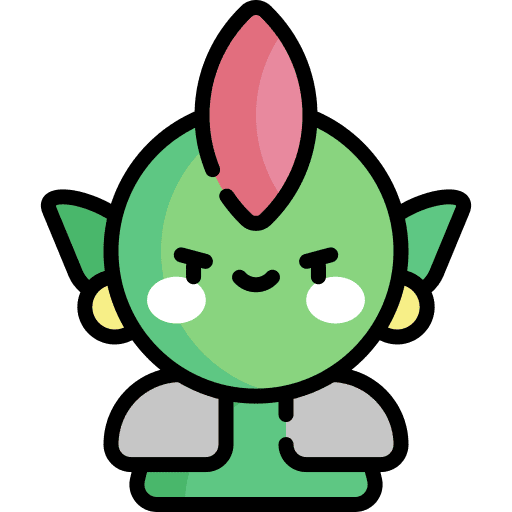 Goblin fantasy legend people icon