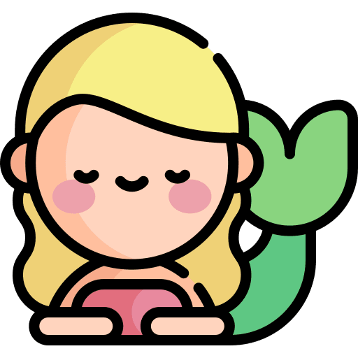 Mermaid cultures legend folklore icon