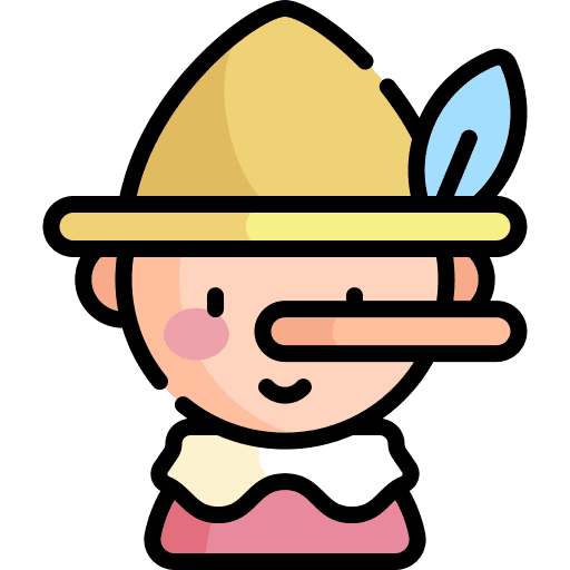 Pinocchio puppet cultural character icon