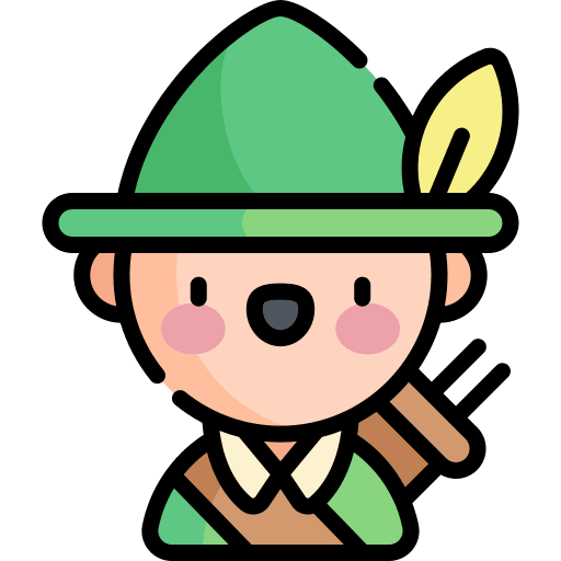 Robin hood fairytale people fictional character icon