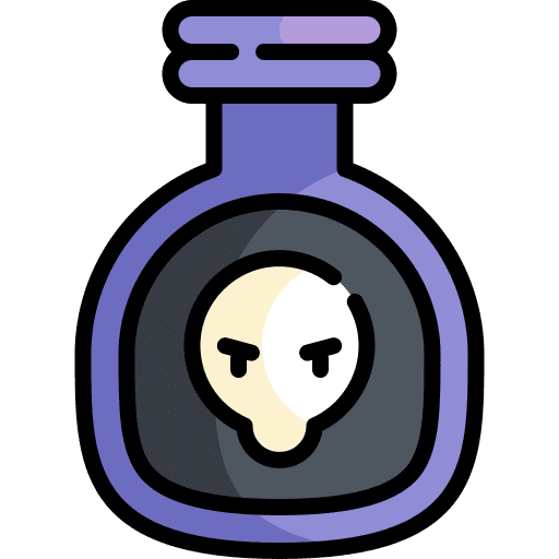 Poison bottle container halloween icon Poison bottle container halloween icon