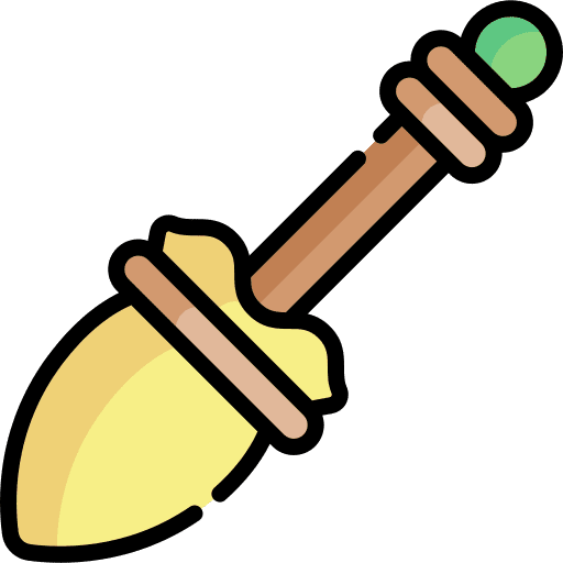 Broom fairy tale legend witch icon Broom fairy tale legend witch icon
