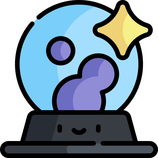 Crystal ball witch wizard future icon Crystal ball witch wizard future icon