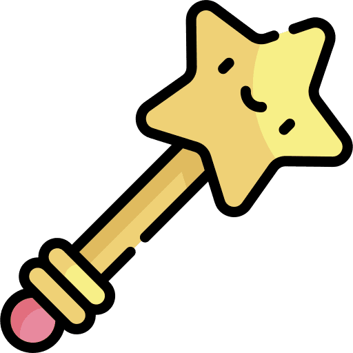 Magic wand entertainment magician wizard icon Magic wand entertainment magician wizard icon