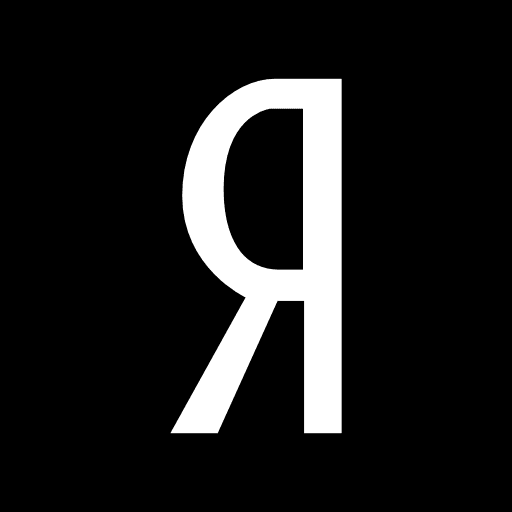 Yandex logotype logos social network icon