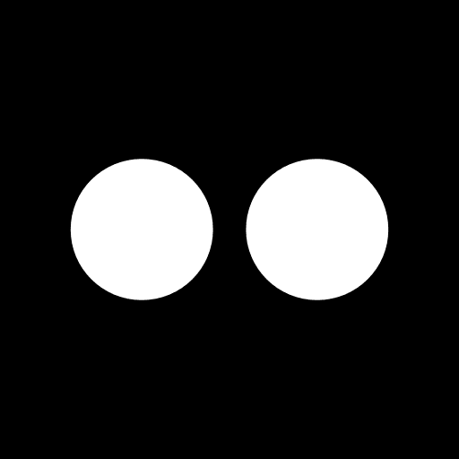 Flickr logos logotype social network icon Flickr logos logotype social network icon