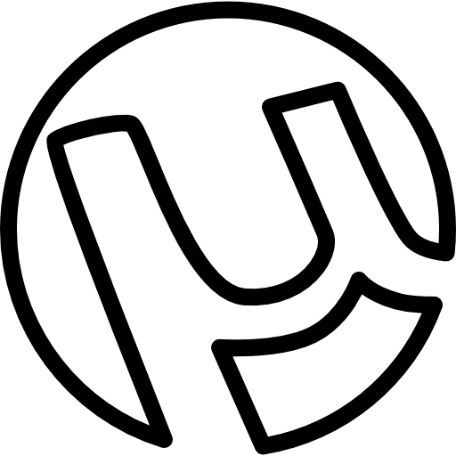 Utorrent social media logo logotype icon
