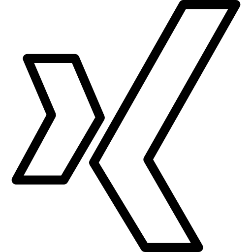 Xing social network logotype logos icon