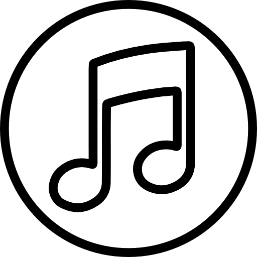 Music quaver brand logo icon