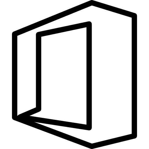 Office social media brand office icon