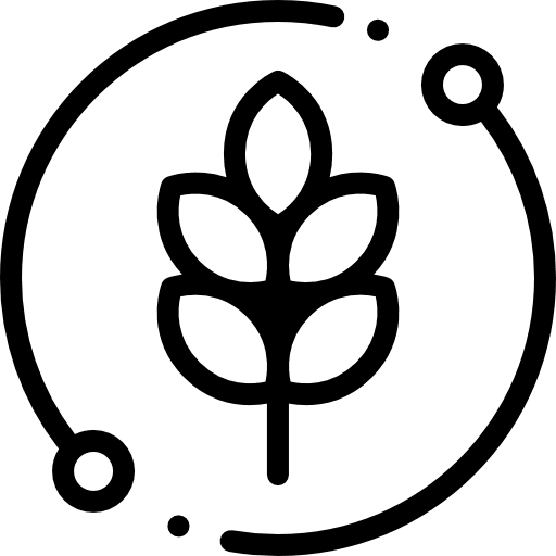 Agronomy agriculture irrigation seed icon