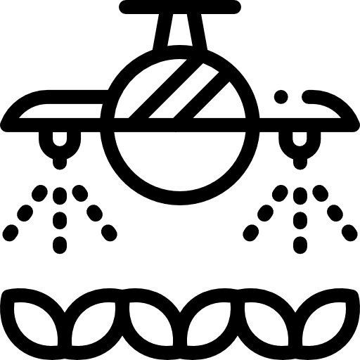 Watering drone smart farm water icon Watering drone smart farm water icon