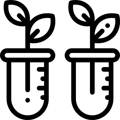 Test education plant leaf icon Test education plant leaf icon