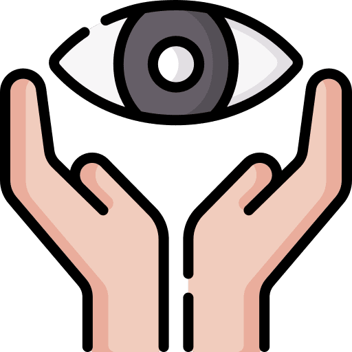 Eye care eye hands healthcare and medical icon Eye care eye hands healthcare and medical icon