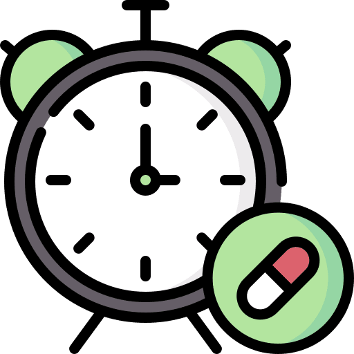 Pill healthcare and medical clock alarm icon Pill healthcare and medical clock alarm icon