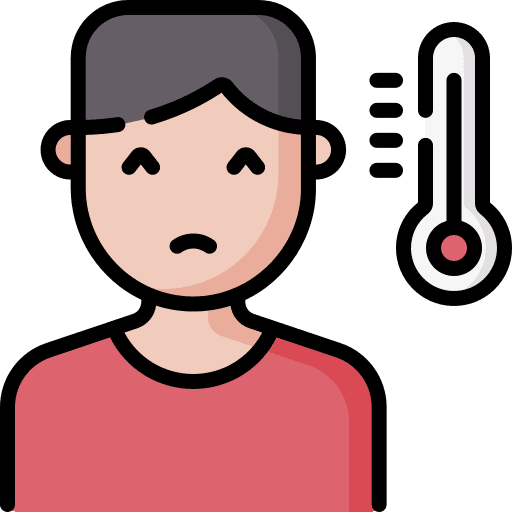 Fever hospital coronavirus sickness icon Fever hospital coronavirus sickness icon