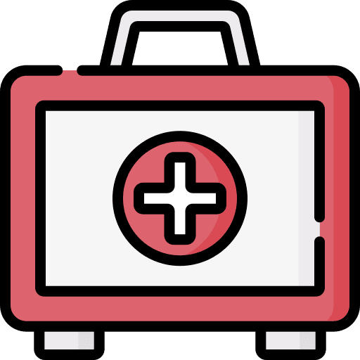 First aid kit healthcare and medical hospital doctor icon First aid kit healthcare and medical hospital doctor icon