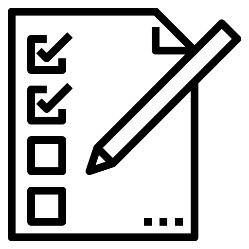 Checklists business and finance to do list appraisal icon