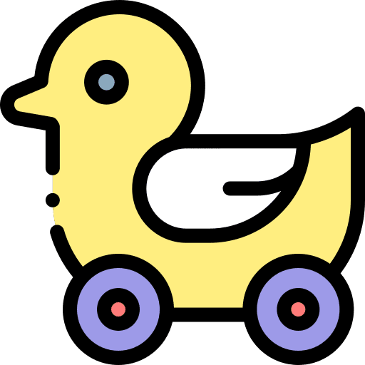Duck animal gaming toy icon