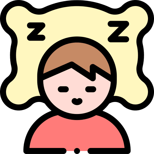 Sleep bed time sleep relax icon