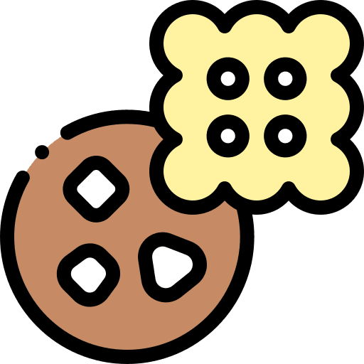 Cookie baker sweets food and restaurant icon