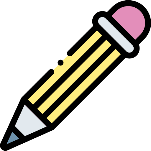 Pencil stationery edit pencil icon