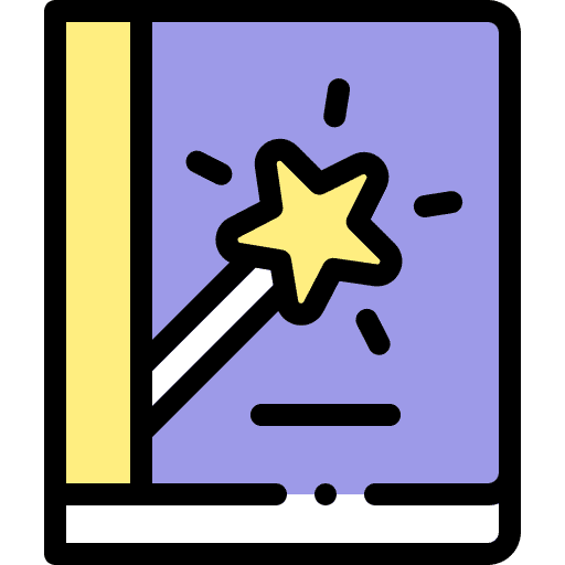 Tale fairy tale reading tale icon