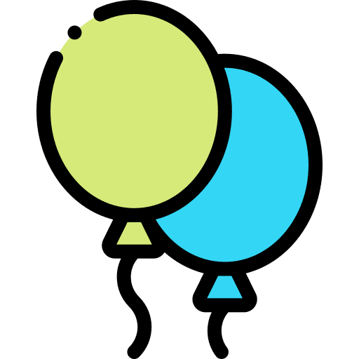 Balloon balloon decoration birthday icon