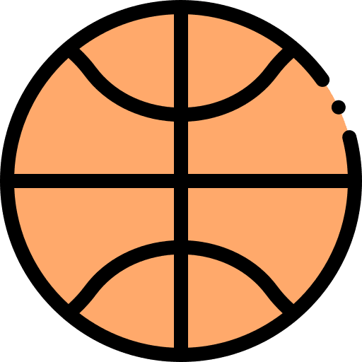 Basketball sports and competition sport team equipment icon