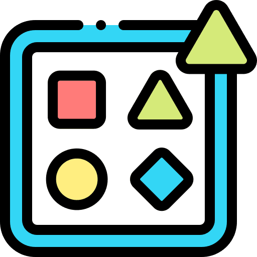 Puzzle shape toy puzzle toy icon