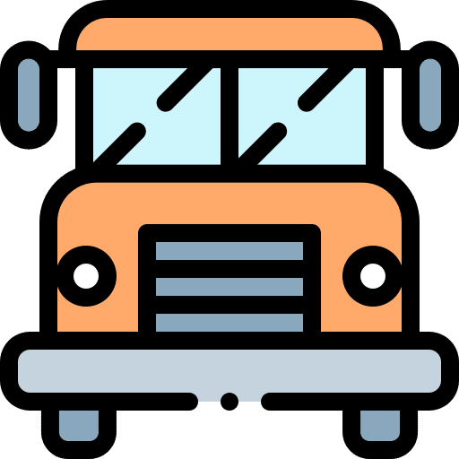 School bus vehicle school bus automobile icon