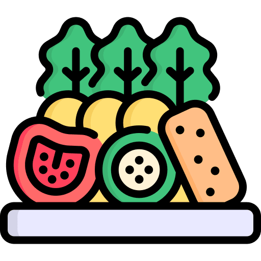 Appetizer dish salad appetizer icon