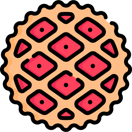 Crostata tart pie gastronomy icon