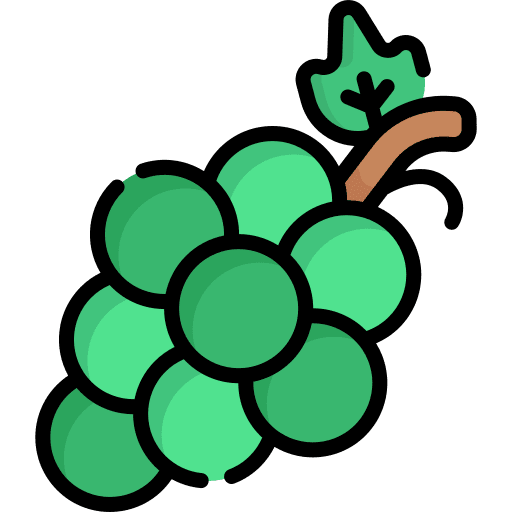 Grape grape organic fruit icon