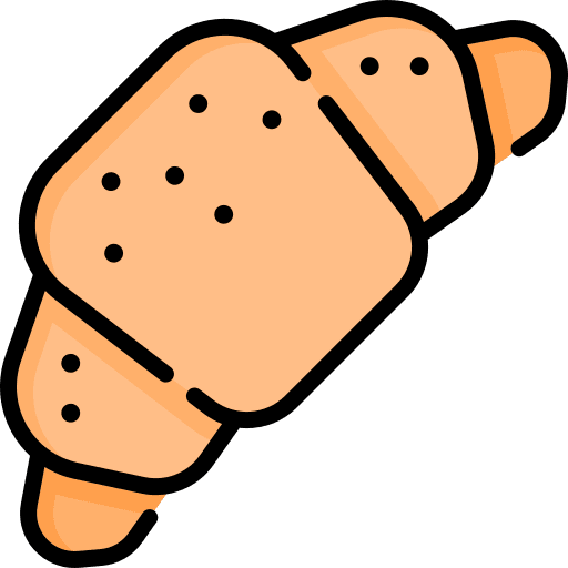 Croissant croissant italian food nutrition icon
